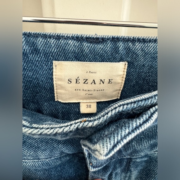 Sezane Sama High Waist Jean Sz 38 US 6 - Picture 4 of 10